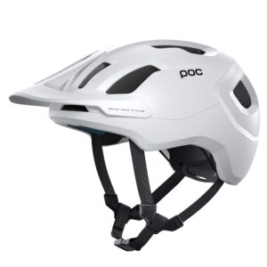 poc axion spin helmet matt white, xl/xxl