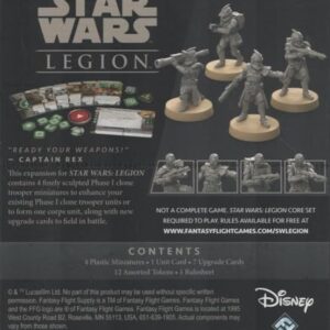 Star Wars Legion Phase I Clone Troopers Upgrade Expansion | Miniatures Game | Strategy Game for Adults and Teens | Ages 14+ | 2 Players | Avg. Playtime 3 Hours | Made by Atomic Mass Games