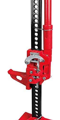 BIG RED TRA8335B Torin 33" Ratcheting Off Road Utility Farm Jack, 3 Ton (6,000 lb) Capacity, Red