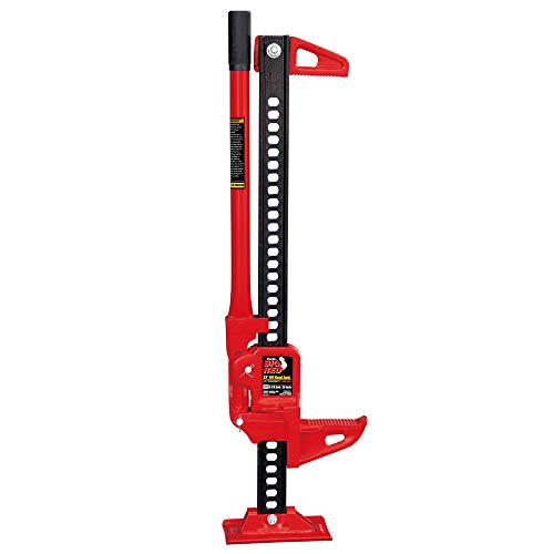 BIG RED TRA8335B Torin 33" Ratcheting Off Road Utility Farm Jack, 3 Ton (6,000 lb) Capacity, Red