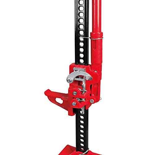 BIG RED TRA8335B Torin 33" Ratcheting Off Road Utility Farm Jack, 3 Ton (6,000 lb) Capacity, Red