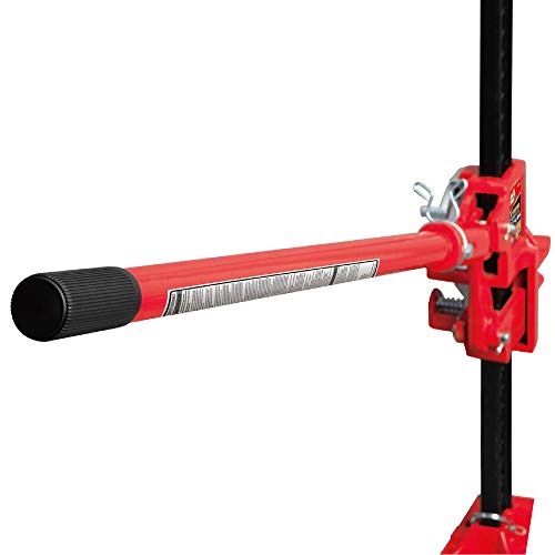 BIG RED TRA8335B Torin 33" Ratcheting Off Road Utility Farm Jack, 3 Ton (6,000 lb) Capacity, Red