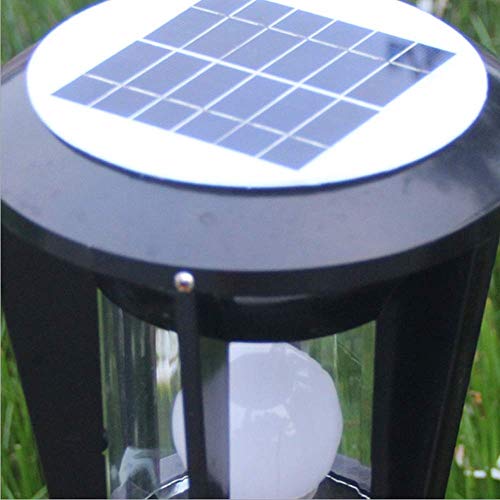 WPOLED Solar Lawn Light Simplicity Outdoor Waterproof IP65 Pillar Lamp Home Villa Courtyard Garden Light Exterior Courtyard Garden Rainproof Post Pillar Lantern