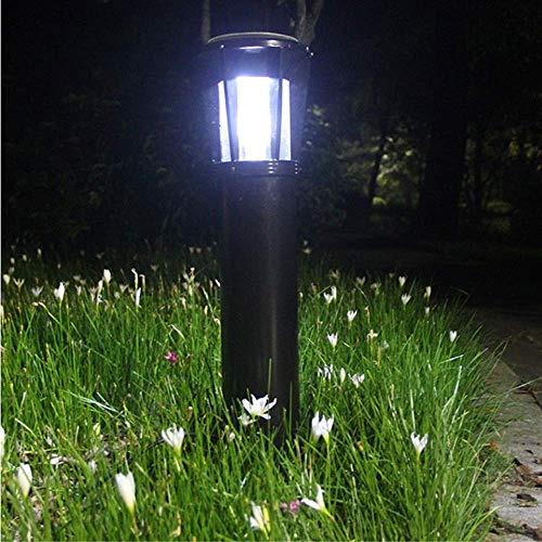 WPOLED Solar Lawn Light Simplicity Outdoor Waterproof IP65 Pillar Lamp Home Villa Courtyard Garden Light Exterior Courtyard Garden Rainproof Post Pillar Lantern