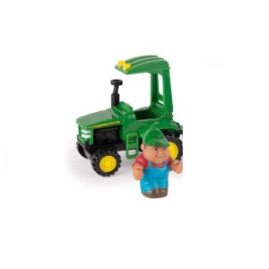 TOMY John Deere 1st Farming Fun Hauling Play Set with Tractor, Trailer, Farmer and Animals