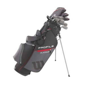 wilson golf profile platinum package set, men's right handed, tall carry