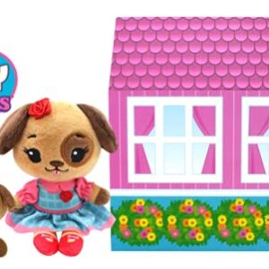 Tiny Tukkins Doggy Family Stuffed Animal Preschool Playset- Play Preschool Set for Girls & Toddlers Includes Big Sister and Baby Stuffed Animal Dog- Made from Kid-Friendly Materials