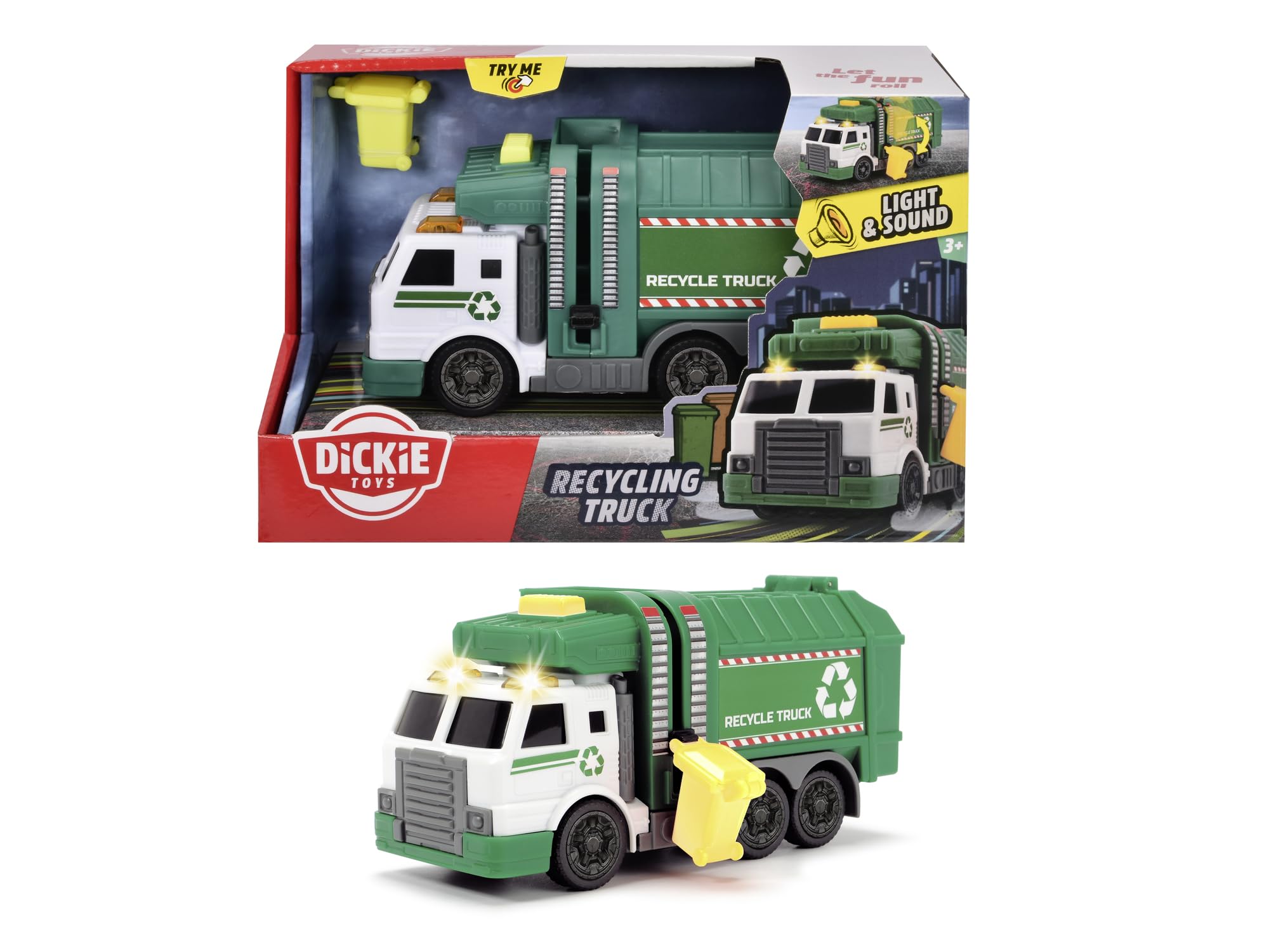 DICKIE TOYS Hong Kong Ltd Action Recycling Truck, Green