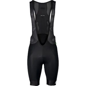 poc, road thermal bib shorts, uranium black, medium