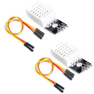 AITRIP 2pcs DHT22/AM2302 Digital Temperature and Humidity Sensor Module Temperature Humidity Monitor Sensor Replace SHT11 SHT15 for Arduino Electronic Practice DIY