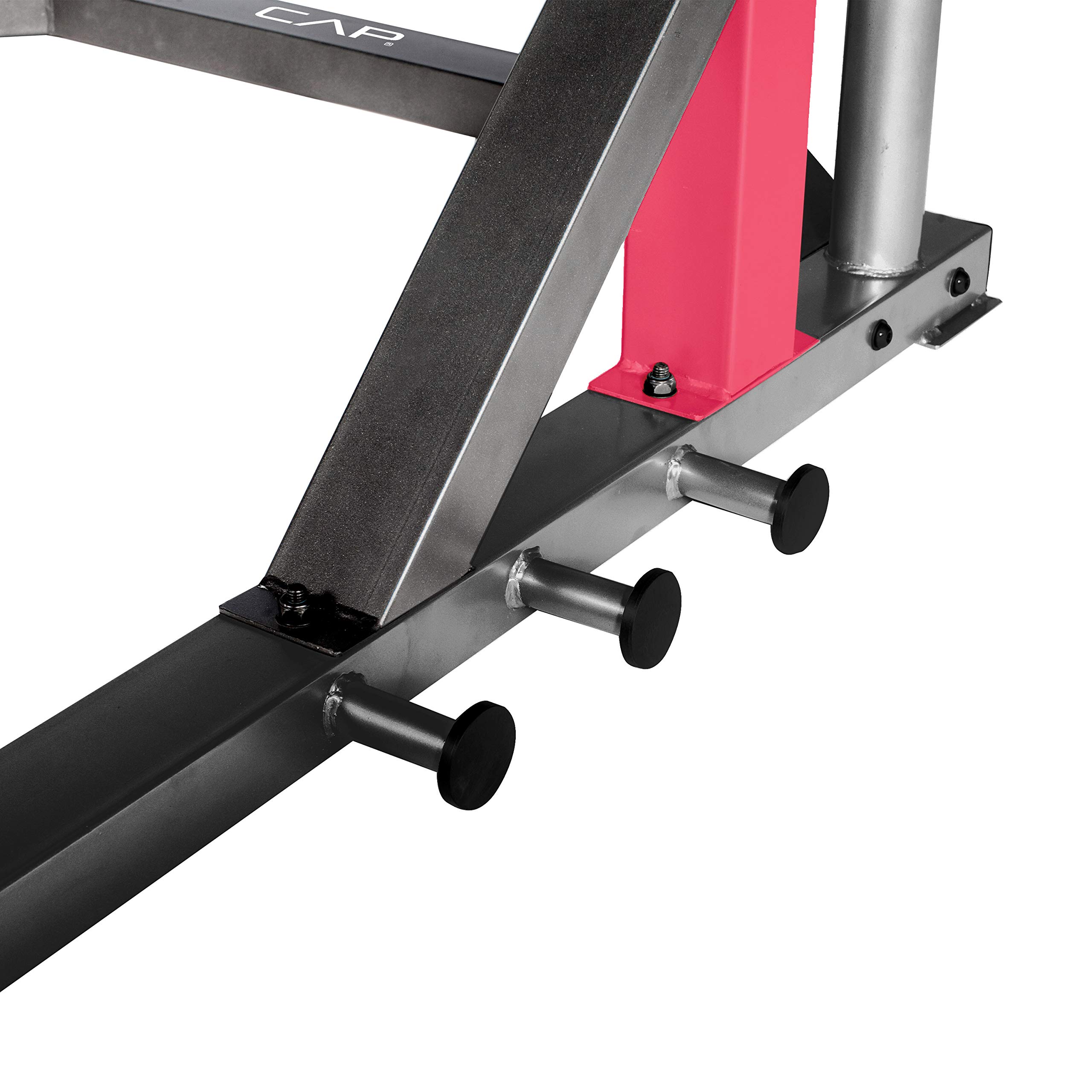 CAP Barbell FM-8000F Deluxe Power Rack, Red