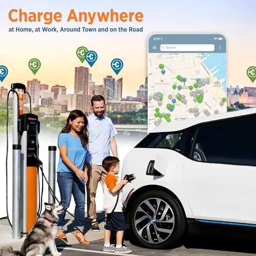 ChargePoint Home Flex Level 2 EV Charger, NEMA 6-50 Outlet 240V EV Charge Station, Electric Vehicle Charging Equipment Compatible with All EV Models