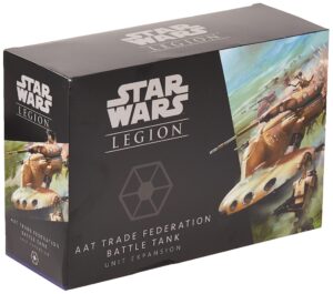 star wars legion aat trade federation tank expansion | two player battle game | miniatures game | strategy game for adults and teens | ages 14+ | avg. playtime 3 hours | made by atomic mass games