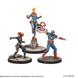 Marvel Crisis Protocol Core Set | Miniatures Battle Game | Strategy Game for Adults and Teens | Ages 14+ | 2 Players | Average Playtime 90 Minutes | Made by Atomic Mass Games