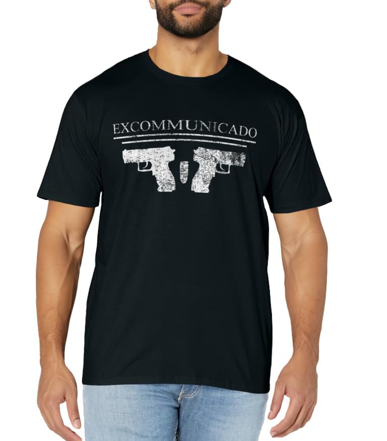 Excommunicado T-Shirt Novelty P30L Pistol Gun Gift T-Shirt