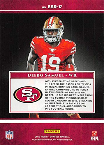 2019 Donruss The Elite Series Rookies #17 Deebo Samuel San Francisco 49ers Football Card