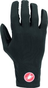 castelli men's winter lightness 2 cycling gloves - lightweight padded bike gloves for cold weather - black, medium