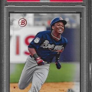 PSA 10 RONALD ACUNA JR. 2017 BOWMAN ROOKIE CARD GRADED PSA GEM MINT 10 BRAVES SUPERSTAR MVP WINNER