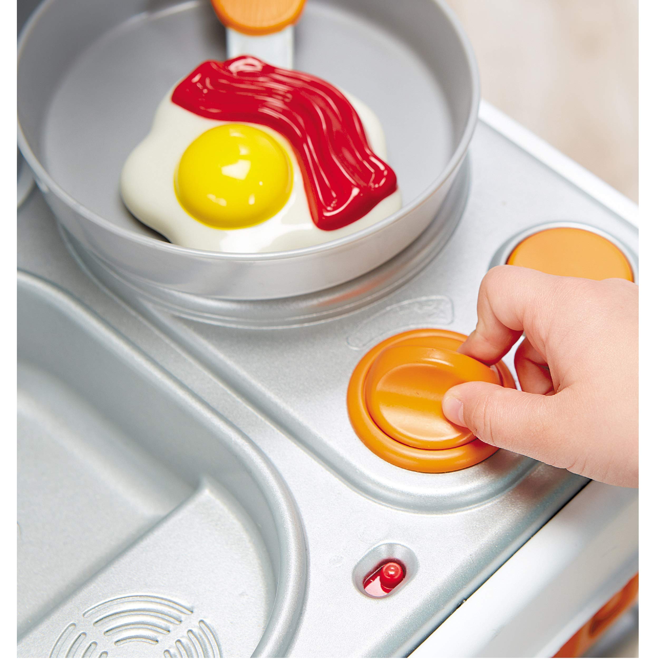 Little Tikes Home Grown Kitchen - Role Play Realistic Kitchen Real Cooking & Water Boiling Sounds Kitchen Accessories Set for Girls Boys - Multicolor 22 x 18 x 30.25 inches