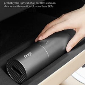 Brigii Mini Vacuum Cleaner,Small Handheld Vacuum Cordless USB Rechargeable,Dust Buster and Blower 2 in 1, Easy to Clean Desktop, Keyboard, Drawer, Car Interior and Other Crevices, Small Spaces-Y120