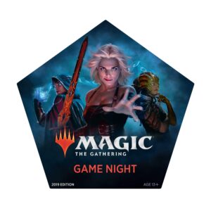 magic: the gathering magic game night 2019 | card game for 2–5 players | 5 decks | 5 dice | accessories