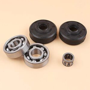 Corolado Spare Parts, Crankshaft Crank Ball Bearing Oil Seal Kit for Husqvarna 240 236 235 142 141 136 137 36 41 Chainsaw Parts