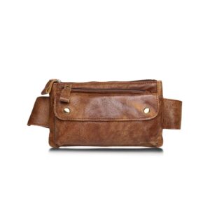 Fanny Pack Genuine Leather Belt Bag for Women or Men