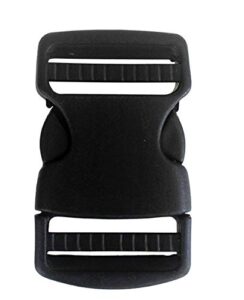 black 1" buckle clip safety replacement part for bumbo multi seat booster seats
