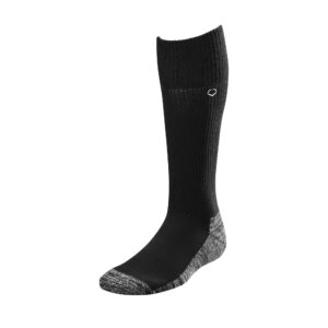 evoshield men s game socks, black, medium us