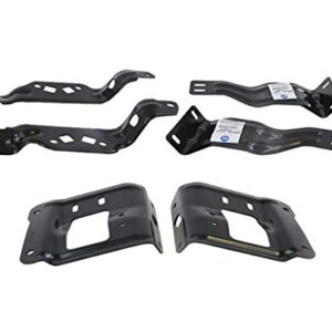 Fits 2011-2016 Ford F250 F350 F450 Front Bumper Mounting Plate Side Bracket 6Pcs FO1066185 FO1067185 FO1066186 FO1067186 FO1066187 FO1067187