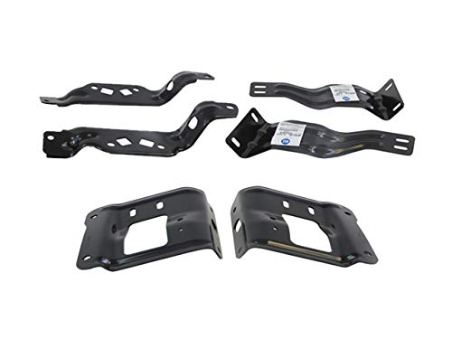 Fits 2011-2016 Ford F250 F350 F450 Front Bumper Mounting Plate Side Bracket 6Pcs FO1066185 FO1067185 FO1066186 FO1067186 FO1066187 FO1067187