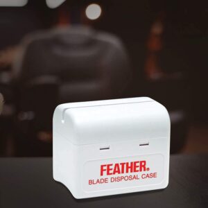 Feather Razor Blade Disposal Case for Barbers 3 Pk