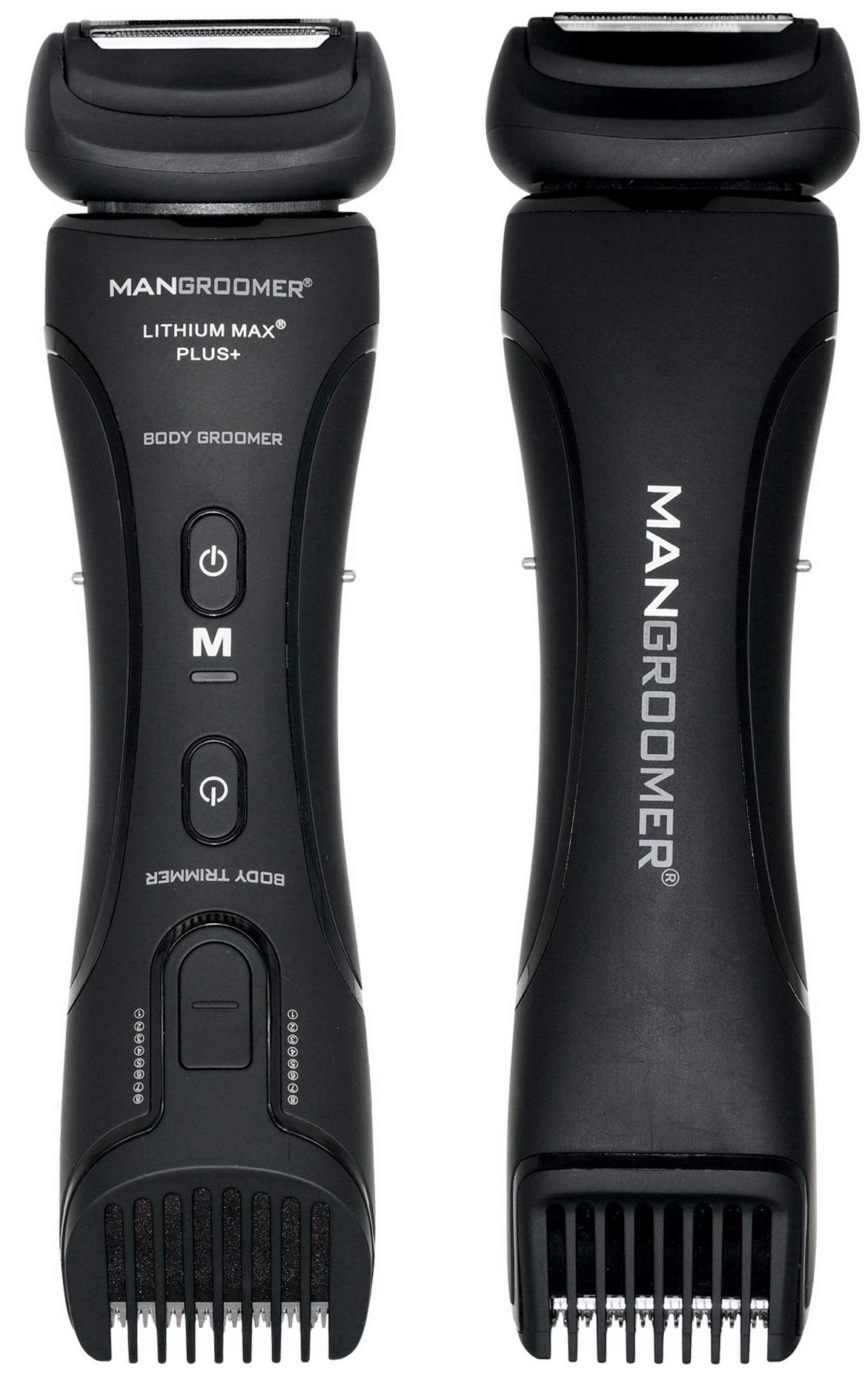 MANGROOMER Lithium Max Plus Body Groomer, Ball Groomer, Body Trimmer, Electric Groin Hair Trimmer with Free Bonus Foil Included