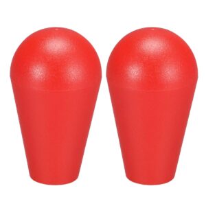uxcell ellipse oval joystick head rocker ball top handle arcade game diy parts replacement red 2pcs