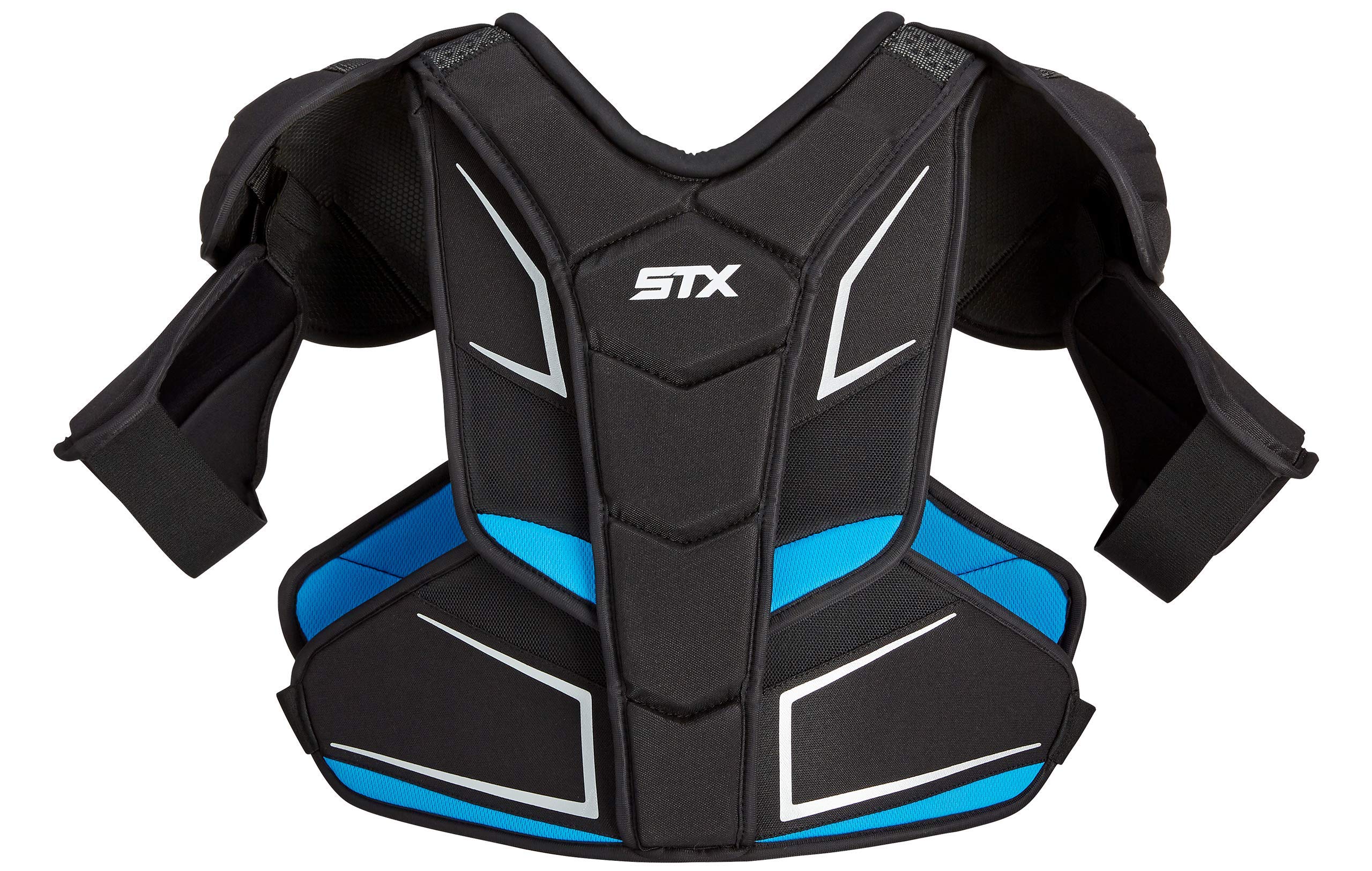 STX Ice Hockey Surgeon RX3.1 Junior Shoulder Pad, Large,White/Blue