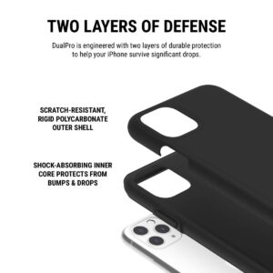 Incipio DualPro Dual Layer Case for Apple iPhone 11 Pro Max with Flexible Shock-Absorbing Drop-Protection - Black