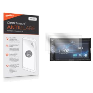 boxwave screen protector compatible with alpine ine-w970hd - cleartouch anti-glare (2-pack), anti-fingerprint matte film skin for alpine ine-w970hd