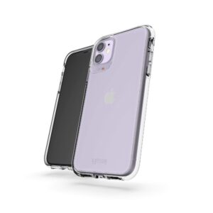 ZAGG Gear4 Crystal Palace Compatible with iPhone 11 Case, Advanced Impact Protection with Integrated D3O Technology, Anti-Yellowing, Phone Cover – Transparent