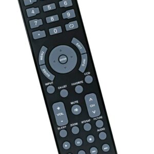 Replaced Remote Control Compatible for Insignia NS24E730A12 NS-F20TR NS-L46X-10A NS24E730A12A NS-L22Q-10A NS-40E560A11 NS-46E560A11 NS-55E560A11 NS-LCD26F NS-24FTV NS-42EPTV LCD LED LCD HDMI HDTV TV