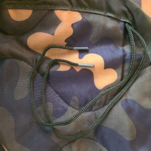 BATTLBOX Woodlands Camo Woobie Bubbie Military Style Poncho Liner and Sleeping Bag (with Zipper) and Tie Down Straps