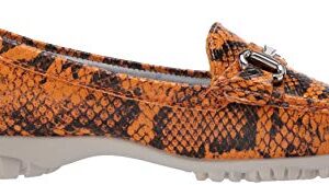 Marc Joseph New York Women's Leather Made in Brazil Grand Street Golf Shoe, Cheddar Viper, 11 M US