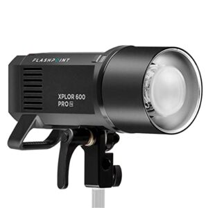 Flashpoint XPLOR 600PRO HSS Battery-Powered Monolight with Built-in R2 2.4GHz Radio Remote System (Bowens Mount) + Glow EZ Lock 16x48 Quick Strip Rectangle Softbox with Bowens Mount