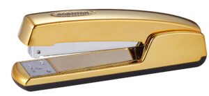 bostitch office professional metal executive stapler, 20 sheet capacity, gold chrome (b5000-gold)