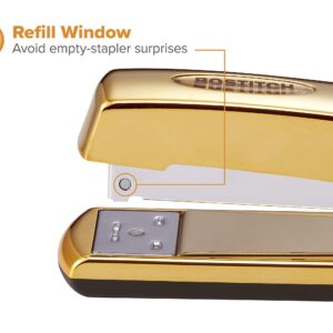 Bostitch Office Professional Metal Executive Stapler, 20 Sheet Capacity, Gold Chrome (B5000-GOLD)