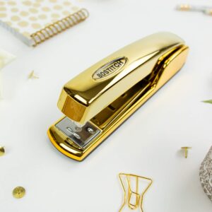 Bostitch Office Professional Metal Executive Stapler, 20 Sheet Capacity, Gold Chrome (B5000-GOLD)