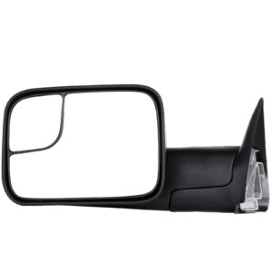 FEIPARTS Tow Mirrors Fit for 1994-2001 for Dodge for Ram 1500 2002 for Dodge for Ram 2500 for Dodge for Ram 3500 Towing Mirrors with Left Right Side Manual Operation No Heated Without Signal Light