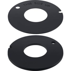 2 pieces 385311462 and 385316140 rv toilet rubber seal toilet flush ball seal for sealand mansfield vacuflush rv camper toilet, compatible with 2010, 510/506+, 510+/1006,1008/ecovac 146-149