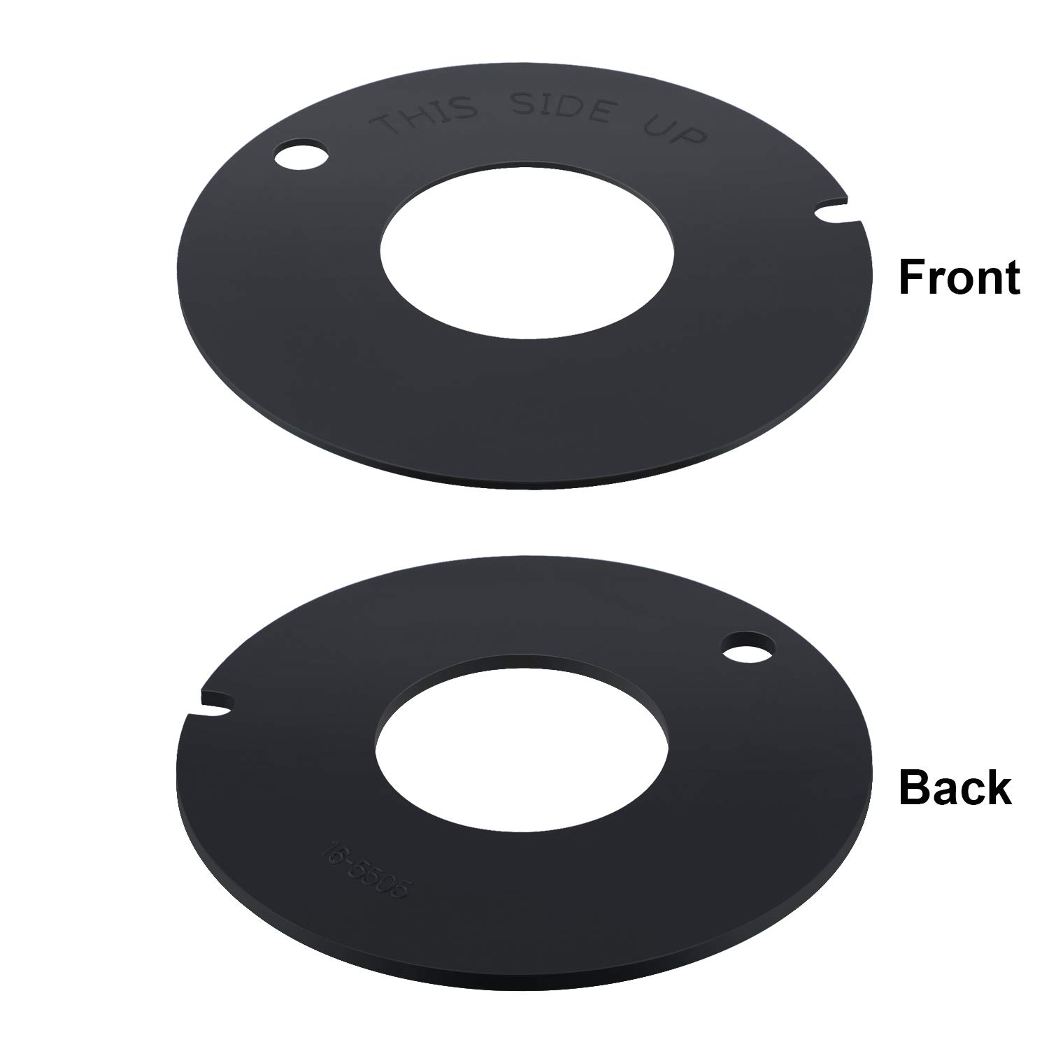 2 Pieces 385311462 and 385316140 RV Toilet Rubber Seal Toilet Flush Ball Seal for Sealand Mansfield VacuFlush RV Camper Toilet, Compatible with 2010, 510/506+, 510+/1006,1008/EcoVac 146-149