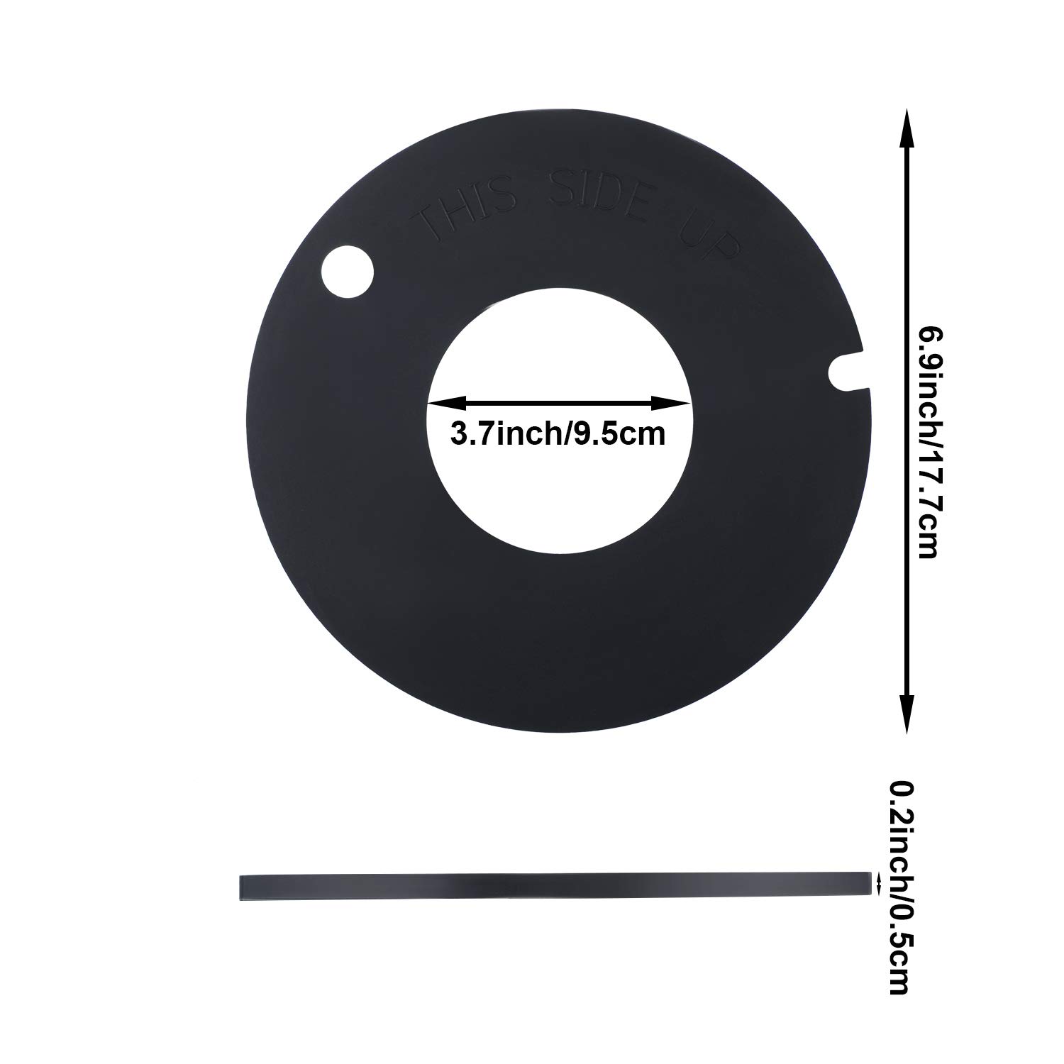 2 Pieces 385311462 and 385316140 RV Toilet Rubber Seal Toilet Flush Ball Seal for Sealand Mansfield VacuFlush RV Camper Toilet, Compatible with 2010, 510/506+, 510+/1006,1008/EcoVac 146-149