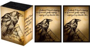 legion supplies raven deck box with 100 sleeves